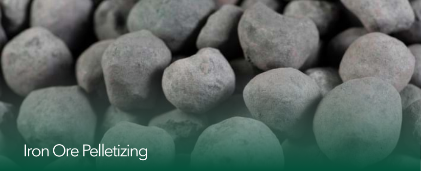 Iron ore pellets bound with Amrfeo bentonite