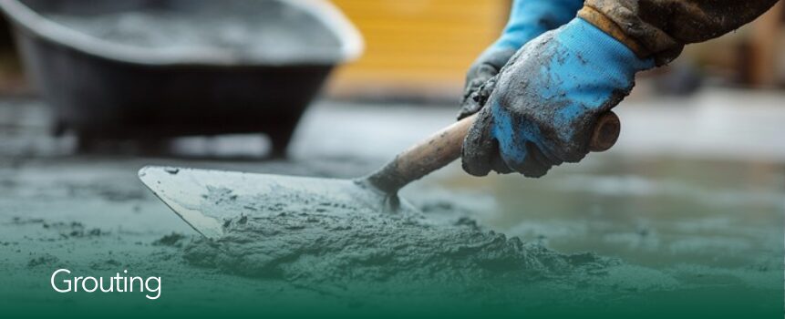 Grouting and waterproofing works using Amrfeo bentonite