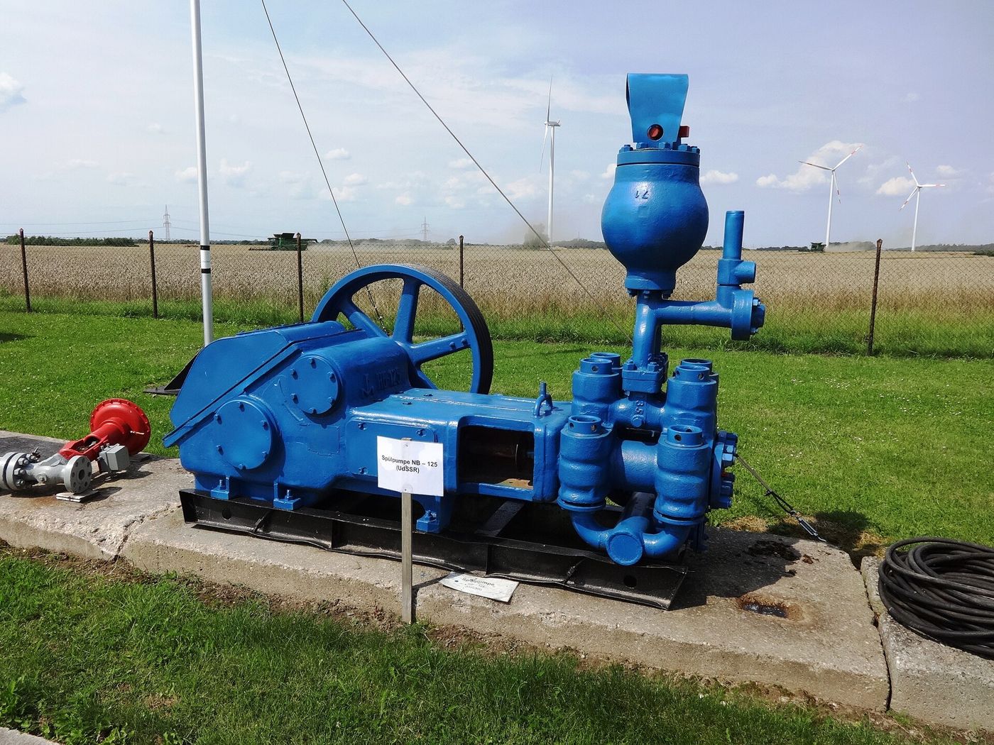 A drilling mud pump